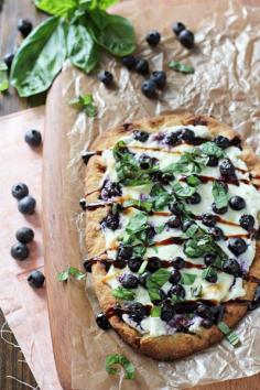 BLUEBERRY BASIL RICOTTA FLATBREADS