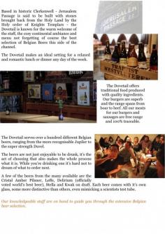 Dovetail, Clerkenwell London. Fruli - strawberry beer on tap and frites to die for.