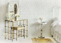 Ready for my close-up ...I have to have this dressing table and chair...perfection...