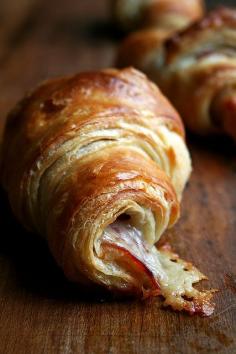 Prosciutto  Gruyère Croissants / alexandracooks