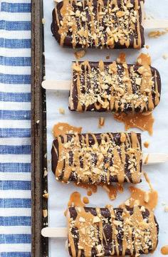 Chocolate Peanut Butter Banana Pops