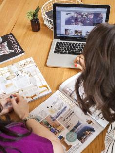 Esther Navarro Orejon (right) and Emma Hofmann (left) of The Project Agency.  Photo – Ben Clement, production – Natalie Turnbull for The Design Files.