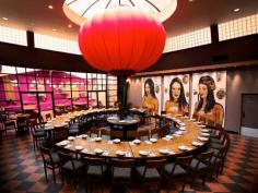 Melbourne hotspot Red Spice Road is unimpeachably stunning. The architecturally designed restaurant boasts five different areas, which can be divided into separate function spaces. The centrepiece is a round table capable of seating 60 guests, with a backdrop of floor-to-ceiling David Bromley originals.