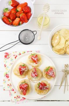 il Gatto Goloso: mini pancakes finger food