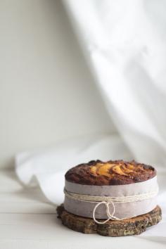 ... nectarine & lemon cake ...