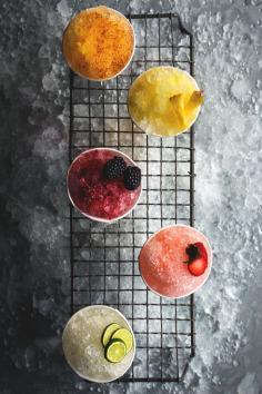 Cocktail Snow Cones by HonestlyYUM