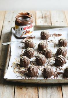 nutella crunch cake balls