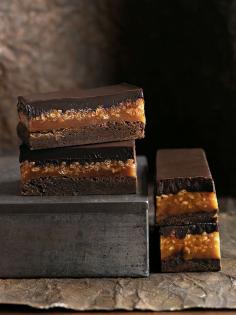 caramel crunch brownie