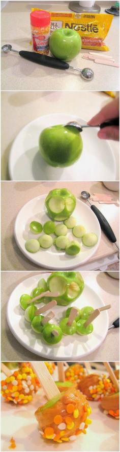 Mini Caramel Apple bites