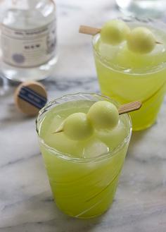 Melon Gin and Tonic // www.acozykitchen.com