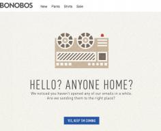 Bonobos does a great job of branding at every touchpoint. This email is a great follow-up execution and a creative way to help them clean up their database. #Branding #Menswear