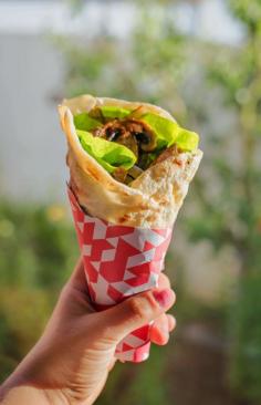 Frango do Campo: Wraps de salmão e cogumelos