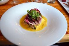 Lapin a la Moutard - Rabbit cannelloni with dijon cream sauce at Chambar in Vancouver. #wishlist