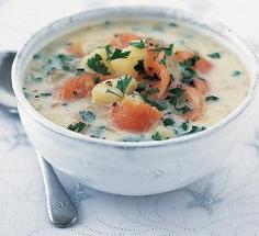 Slow Cooker Salmon Chowder Recipe