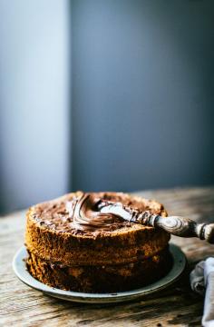 banana & nutella cake