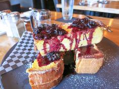 Lemon mascarpone french toast at The Oakwood Canadian Bistro in Vancouver. #breakfast #mascarpone #frenchtoast #wishlist