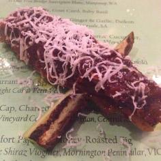 @Jasmine Cook: Appetiser at @rest_atelier. Jumbuck rib.