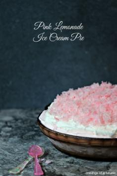 Pink Lemonade Ice Cream Pie