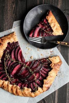 Plum Almond Galette