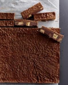 Chocolate-Candy Icebox Bars