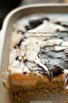 Orange Creamsicle Freezer Dessert