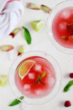 RASPBERRY RHUBARB MARGARITA