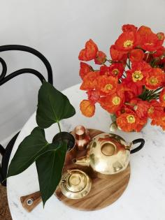 The Sydney apartment of interior designer Dominique Brammah and her partner Ashley Ryan. Photo – Eve Wilson. Production – Lucy Feagins on thedesignfiles.net