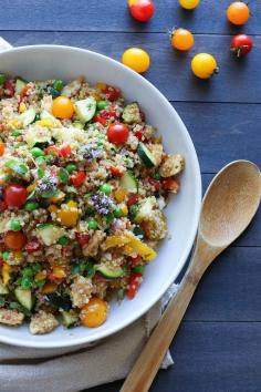 Market Quinoa Salad with Fresh Mozzarella