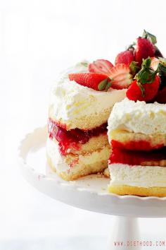 Strawberry Shortcake Cake