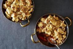 Spiced Plum Cobbler