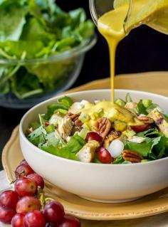 CHICKEN SALAD WITH CURRY DRESSING