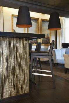 Bar at the Hotel Intercontinental, Marseille, France designed by Architect Jean-Philippe Nuel