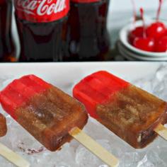 CHERRY COKE POPSICLES