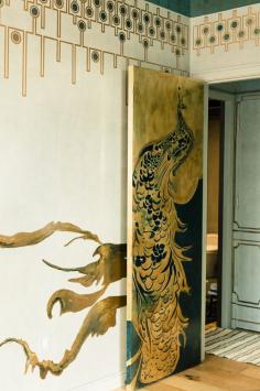 Peacock Trompe L’Oeil.