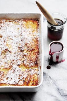 Baked Baguette French Toast