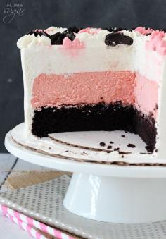 Neapolitan Millionaire Cheesecake