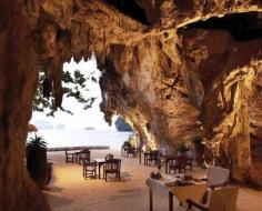 The Grotto Restaurant in Krabi, Thailand - rayavadee.com
