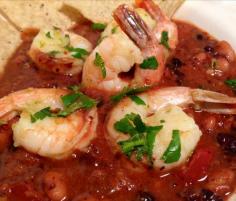 Slow Cooker Shrimp and Black Bean Soup Recipe