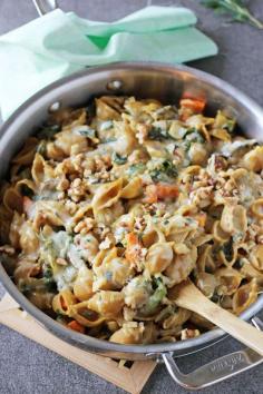 Creamy Butternut Squash Pasta Skillet