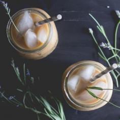 LAVENDER-HONEY ICED LATTE
