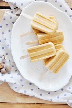 pumpkin spice latte popsicles