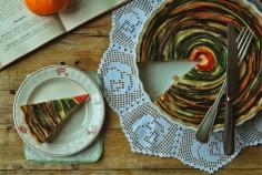 Hoje para jantar ...: Tarte espiral de legumes