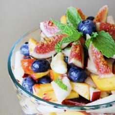 Ultimate Fruit Salad with Lemon, Cayenne, Honey Dressing