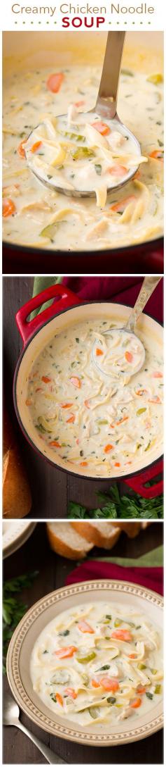 Creamy Chicken Noodle Soup