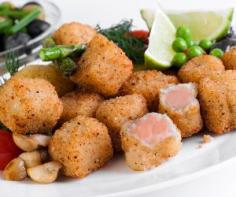 Fried Salmon Nuggets Recipe