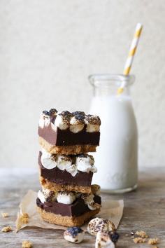S'mores fudge bars
