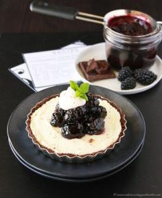 Blackberry Barista Balsamic Mascarpone Tartlettes