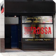 We are PIZZA ROSSA, the award-winning company which sells high quality pizza al taglio – by the square slice – inspired by the street food vendors of Italy. Delicious and authentic, our pizza is freshly made daily. We mix the dough in small batches using a little known artisan proving process which can last up ...