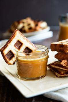 
                        
                            KING’S HAWAIIAN WAFFLES WITH PUMPKIN SYRUP
                        
                    