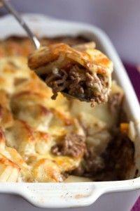Cottage Pie Topped with Scalloped Potato Gratin - Erren's Kitchen